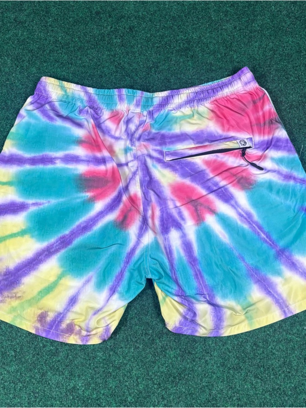 Billionaire Boys Club Tie Dye Swim Trunks Board Shorts XXL No Liner Drawstring - Picture 4 of 7